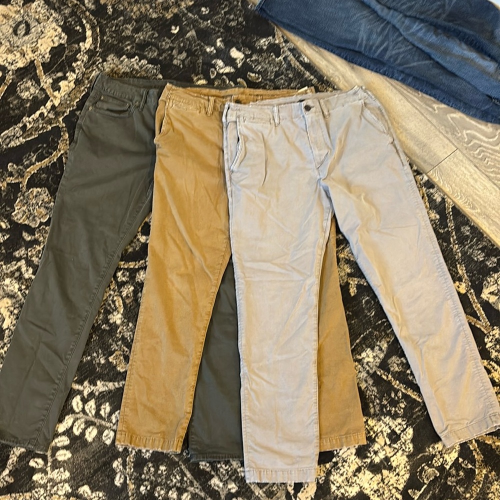 Lot of 3 pairs of men’s khakis by American Eagle